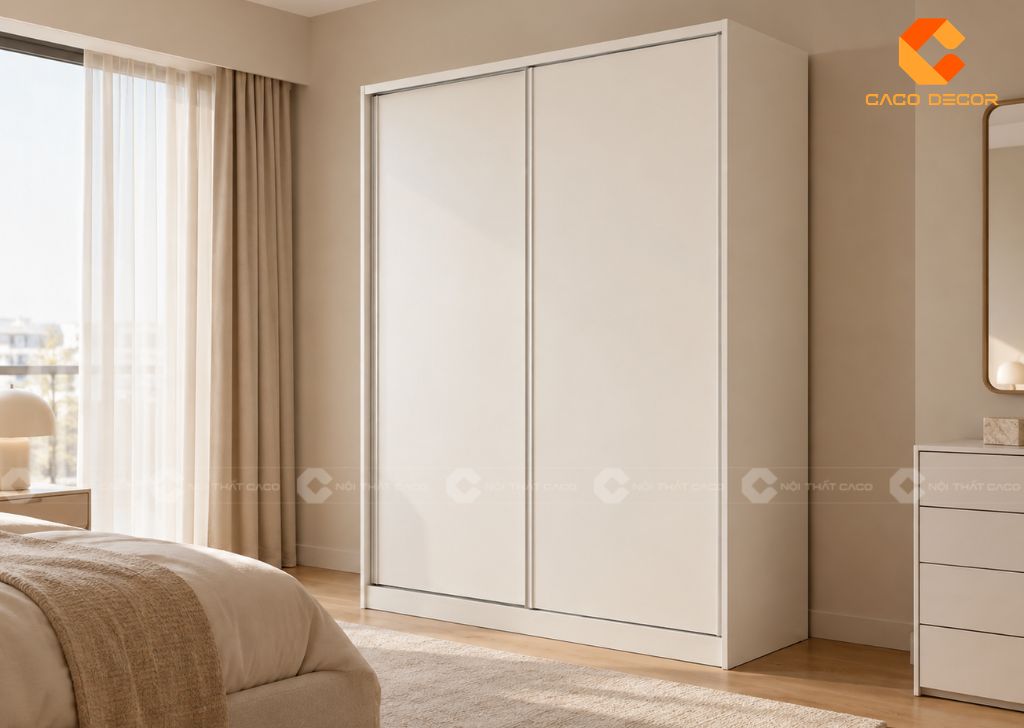 Tủ Quần Áo Cửa Lùa 1m6: 23+ Mẫu Đẹp, Sang Trọng, Bán Chạy 6