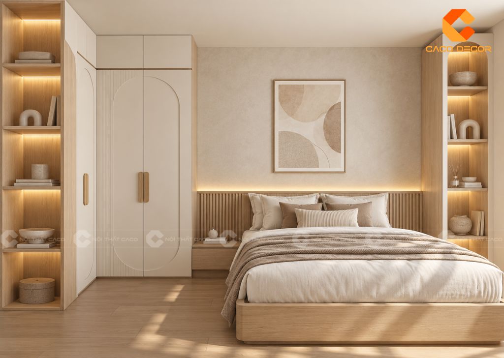 Thiết Kế Nội Thất Chung Cư 2 Phòng Ngủ Chị Tina Thảo 14
