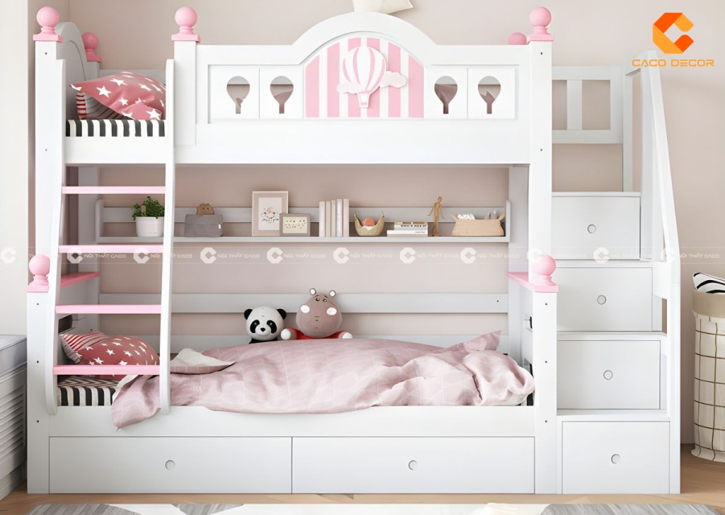 Giường tầng giúp tối ưu diện tích 