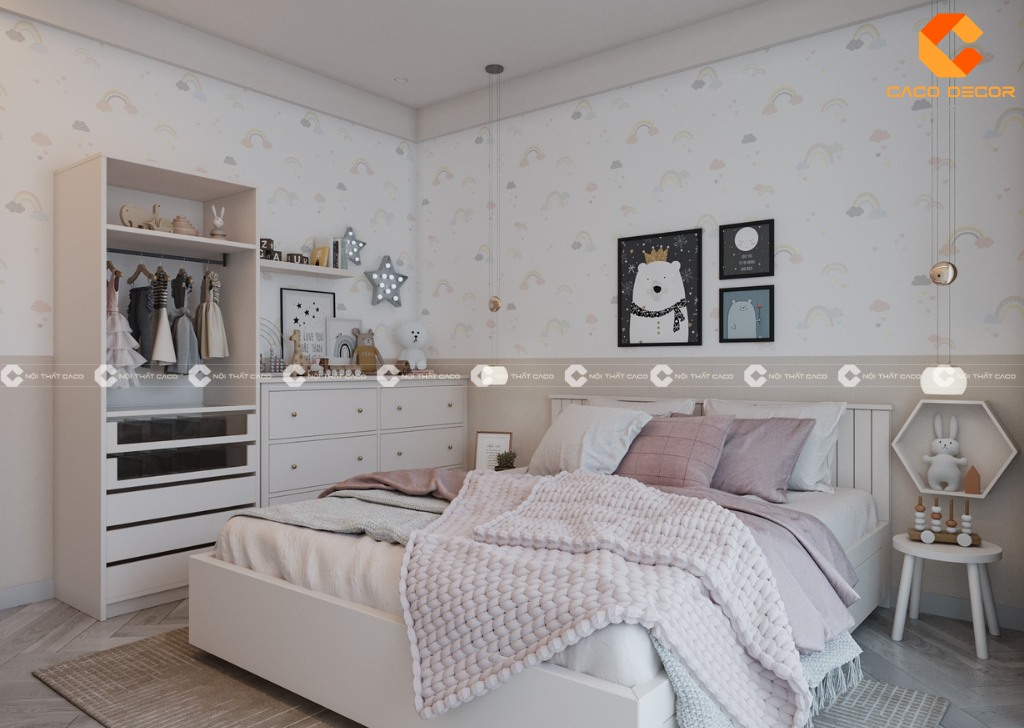 Mẫu 01 về nội thất trẻ em được làm bởi CaCo