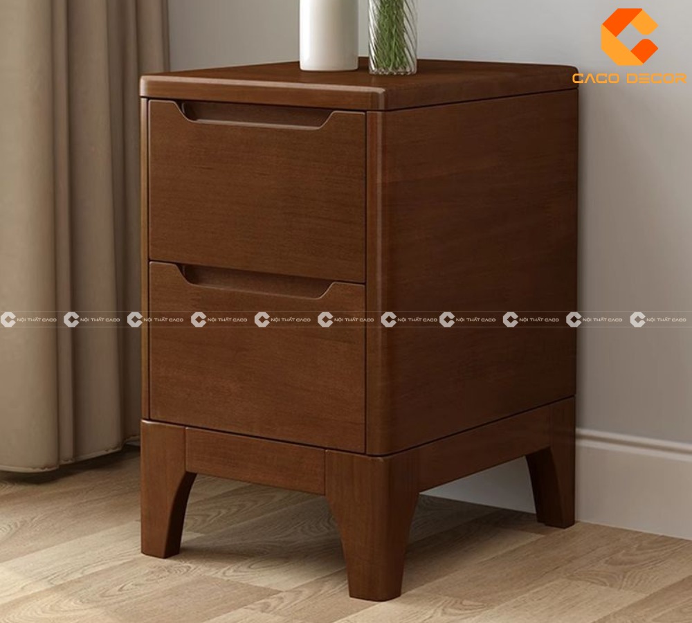 Mẫu sản phẩm 05 trong loại tủ đầu giường gỗ tự nhiên