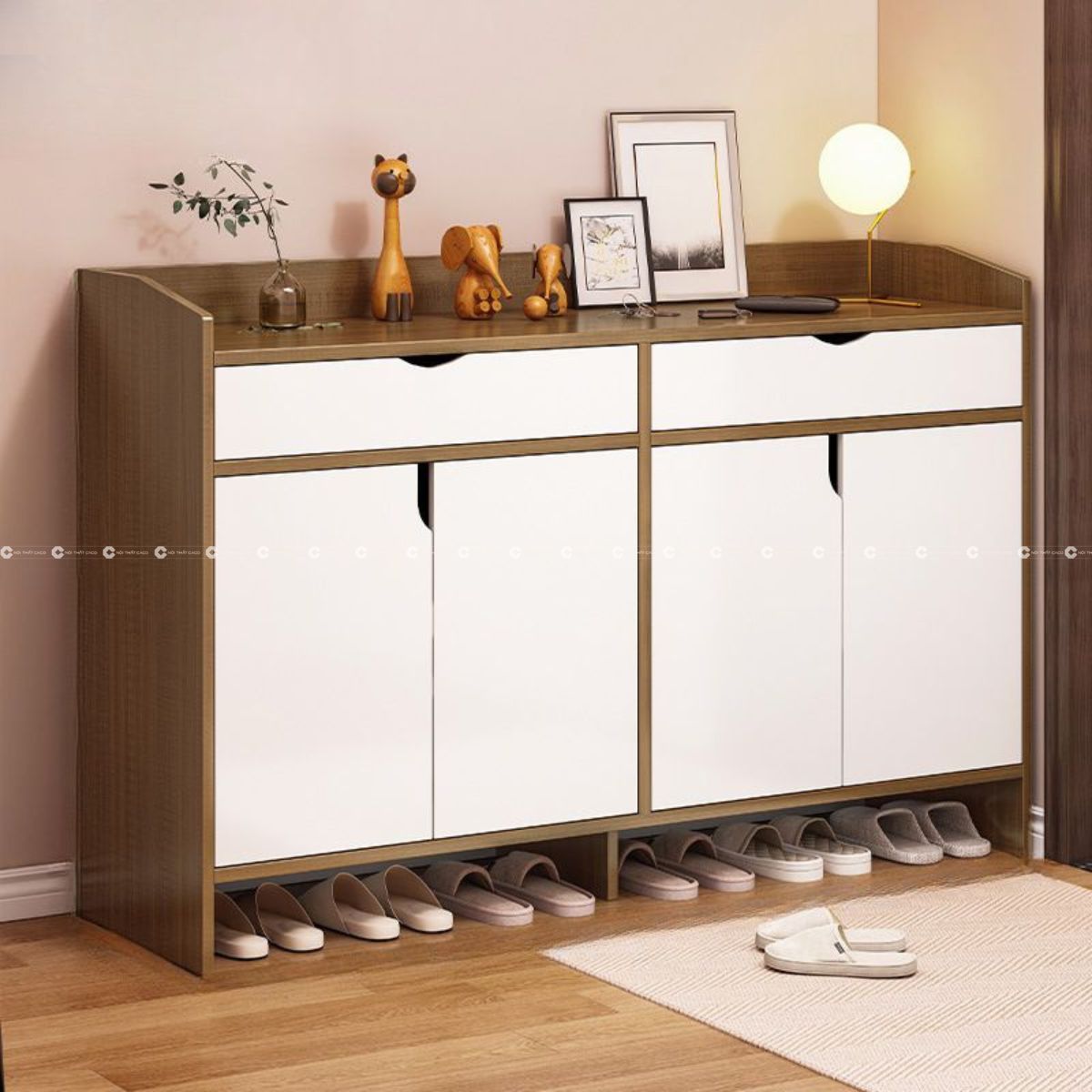 Tủ giày dép gỗ MDF cao cấp