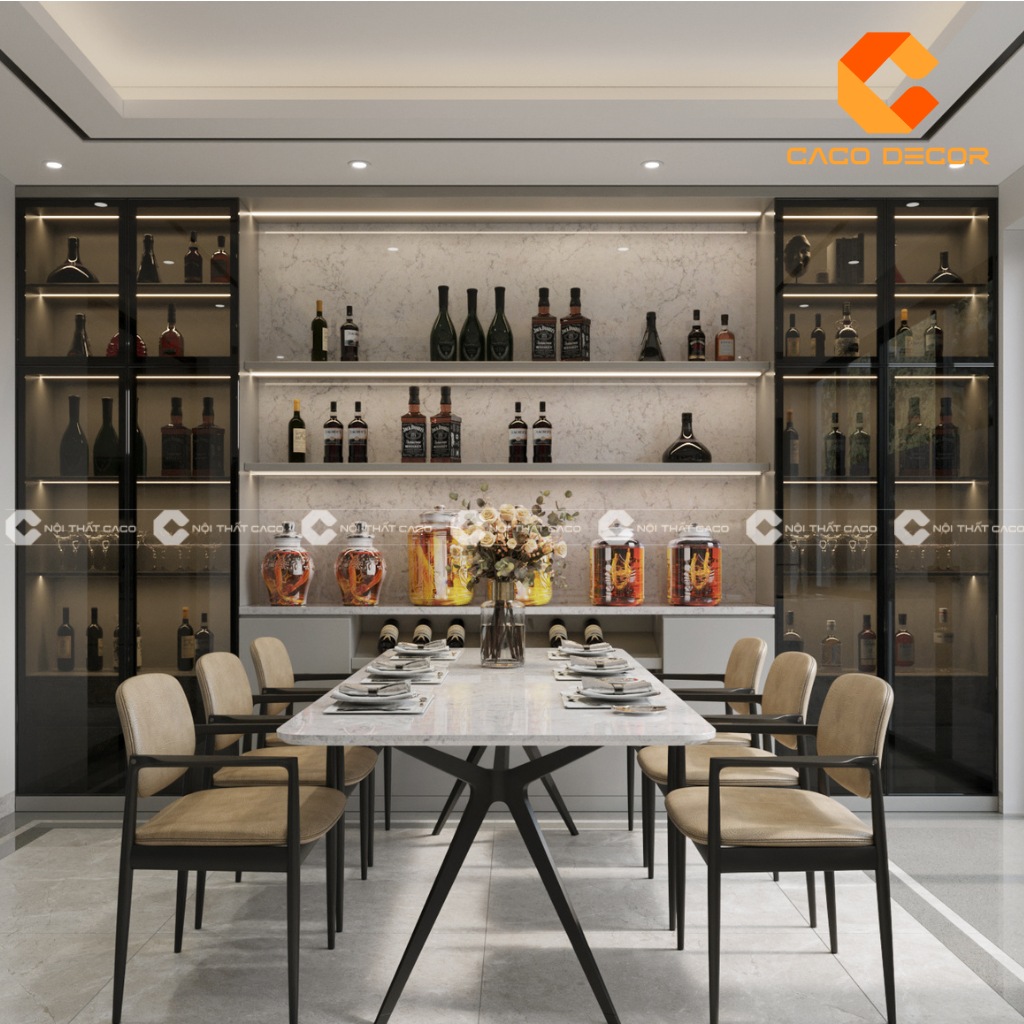 Chọn mua được mẫu tủ rượu cánh kính đẹp hiện đại hợp thời