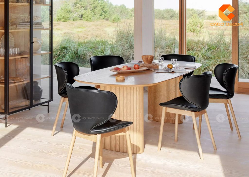 Bộ bàn ăn 6 ghế hiện đại đẹp tinh tế