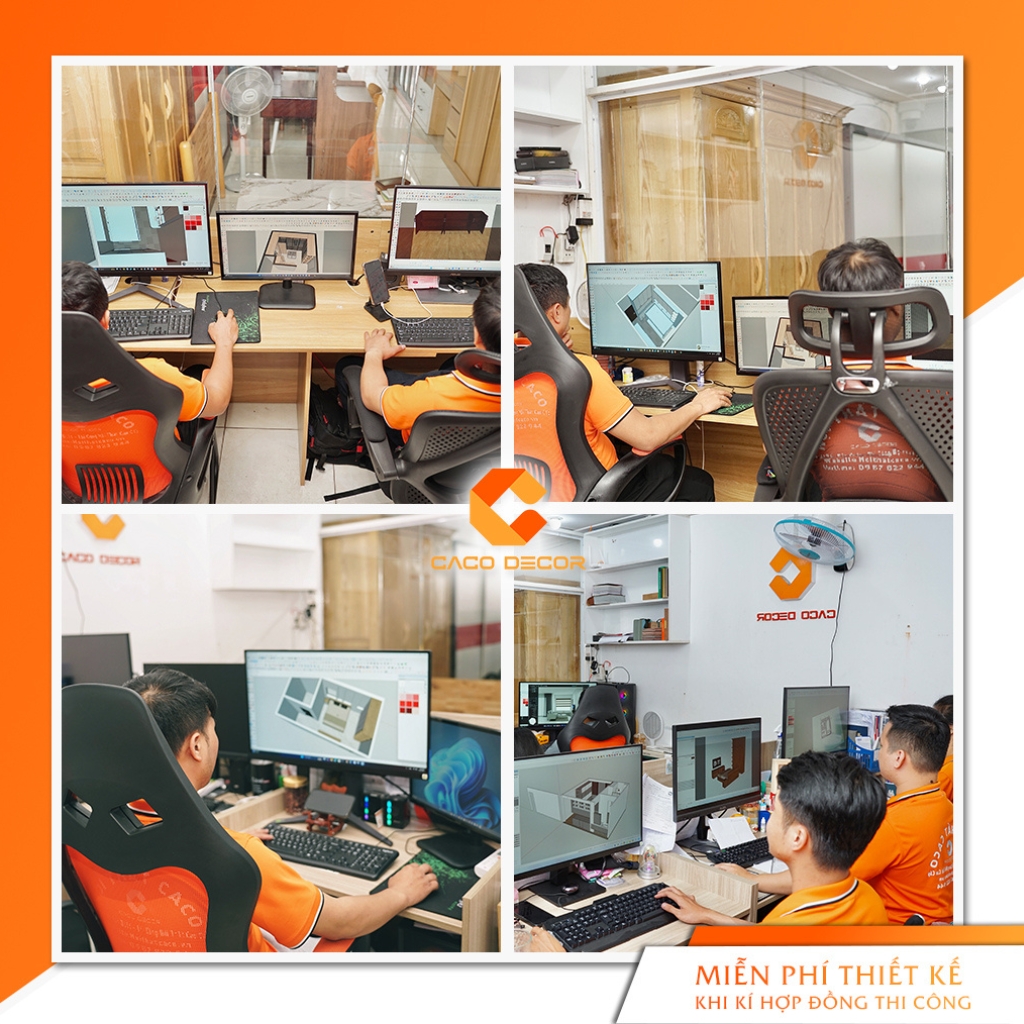 Đội ngũ thiết kế đến từ Nội Thất CaCo