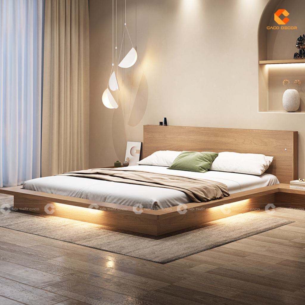 Giường ngủ MDF - Mẫu giường đẹp, hiện đại và bền bỉ 2025 14
