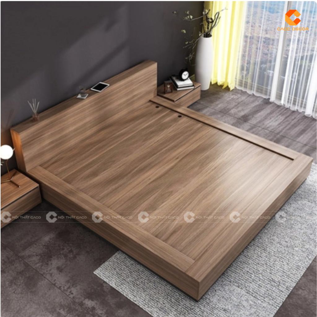 Giường ngủ MDF - Mẫu giường đẹp, hiện đại và bền bỉ 2025 12