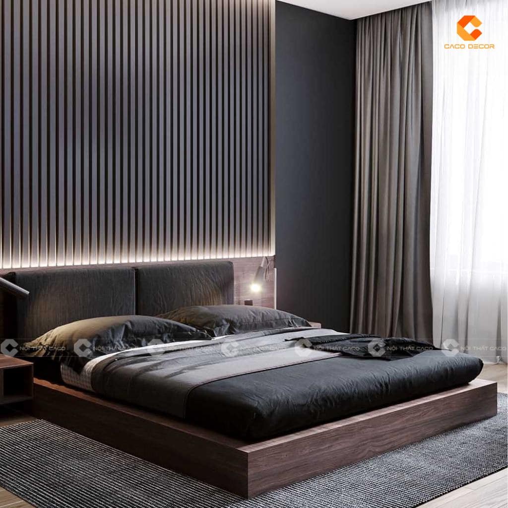 Giường ngủ MDF - Mẫu giường đẹp, hiện đại và bền bỉ 2025 11