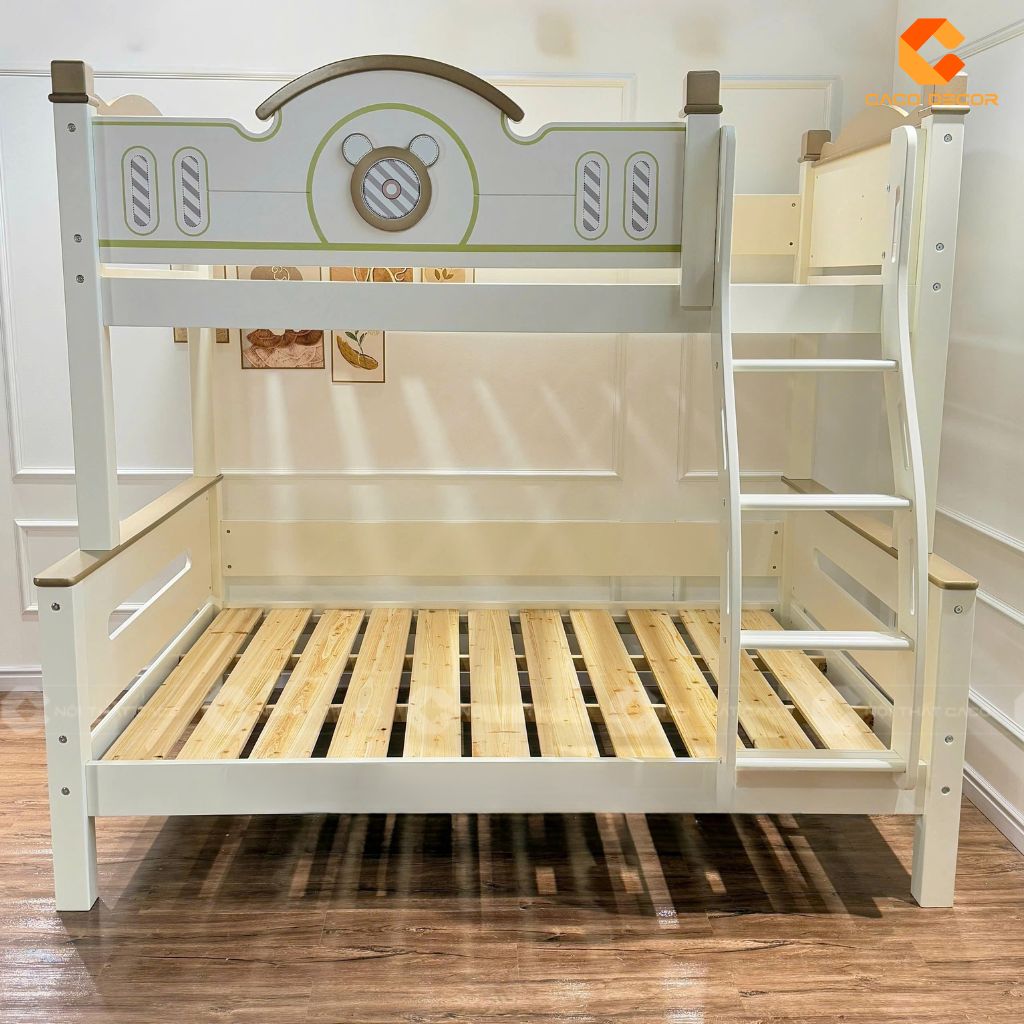 Giường tầng GT065 thiết kế chắc chắn chịu lực cực tốt