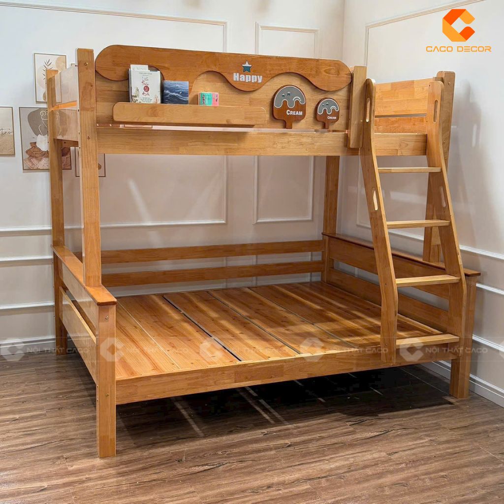 Giường tầng GT068 thiết kế hiện đại tối ưu diện tích