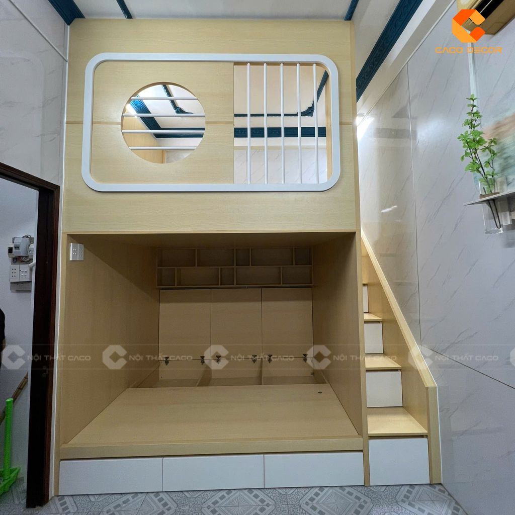Giường Tầng Trẻ Em GT070 Gỗ Công Nghiệp Thông Minh 3