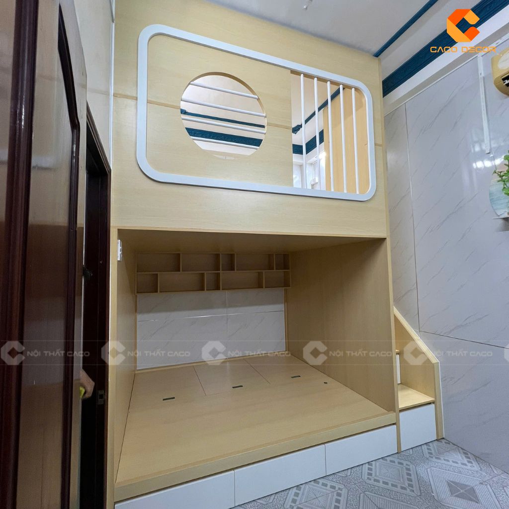 Giường Tầng Trẻ Em GT070 Gỗ Công Nghiệp Thông Minh 4