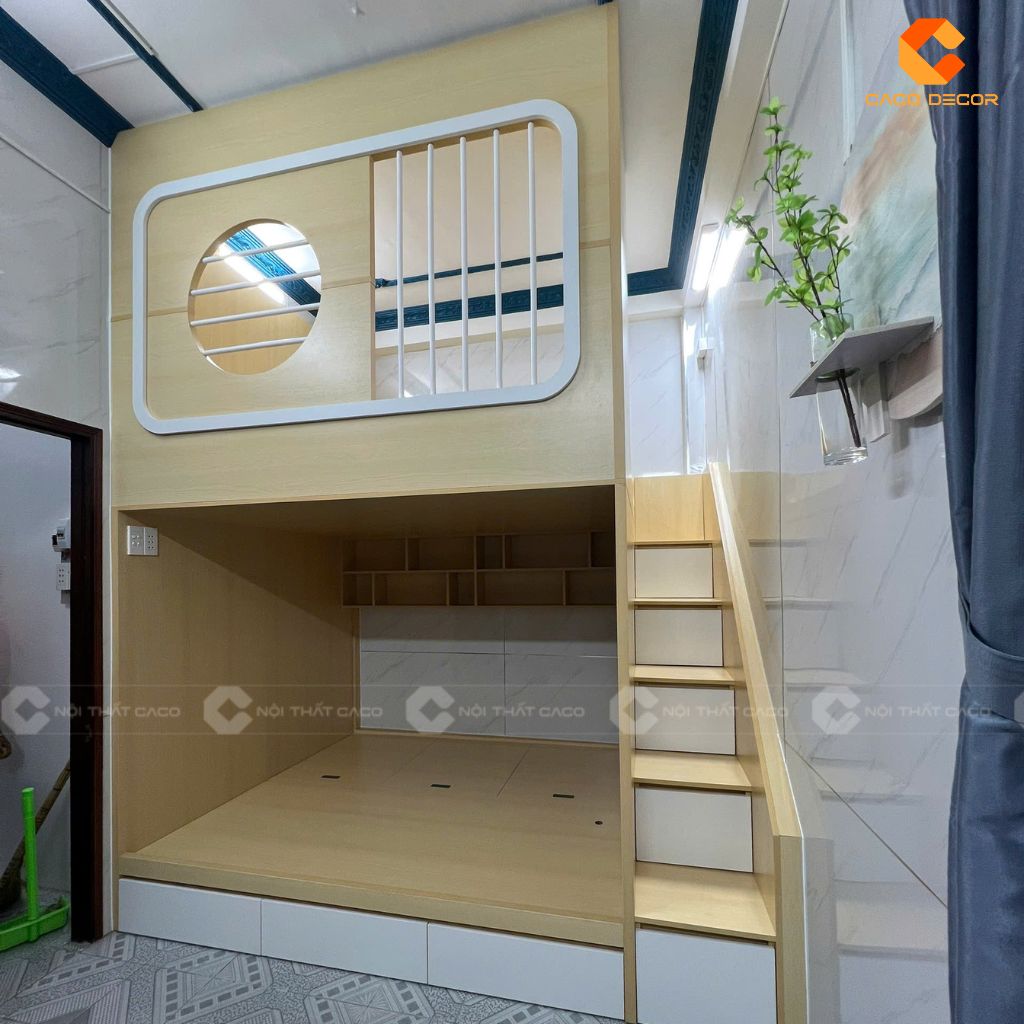 Giường Tầng Trẻ Em GT070 Gỗ Công Nghiệp Thông Minh 5