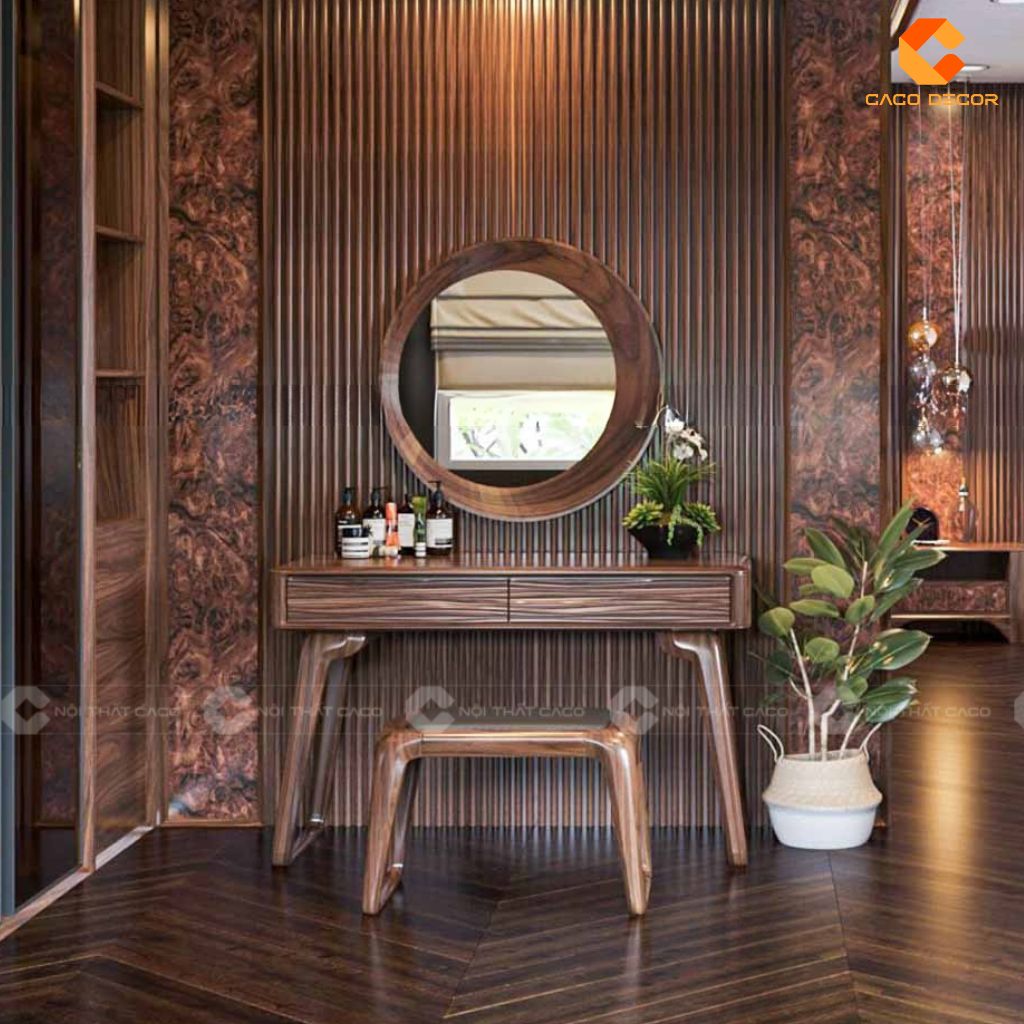 Bàn Trang Điểm Gỗ Óc Chó Đẹp Giá Xưởng Tại Nội Thất CaCo 2