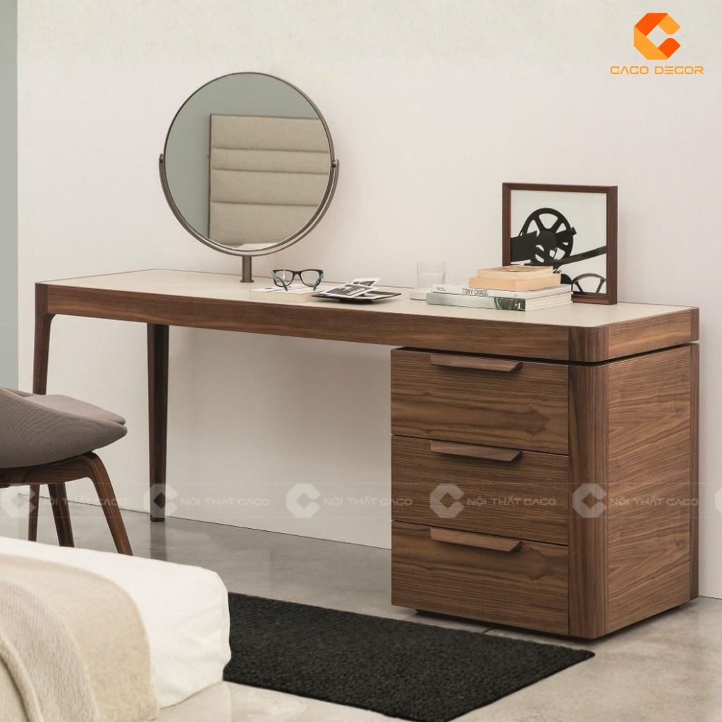 Bàn Trang Điểm Gỗ Óc Chó Đẹp Giá Xưởng Tại Nội Thất CaCo 10