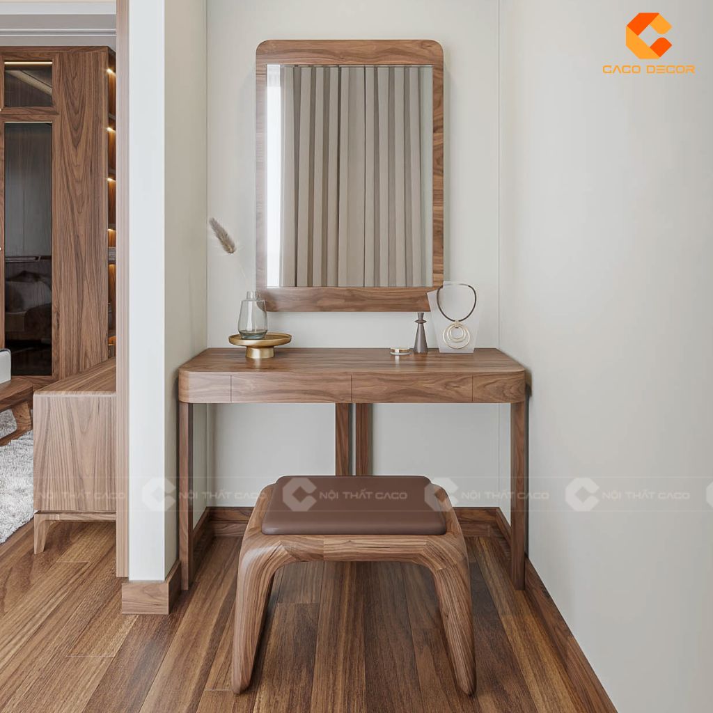 Bàn Trang Điểm Gỗ Óc Chó Đẹp Giá Xưởng Tại Nội Thất CaCo 13