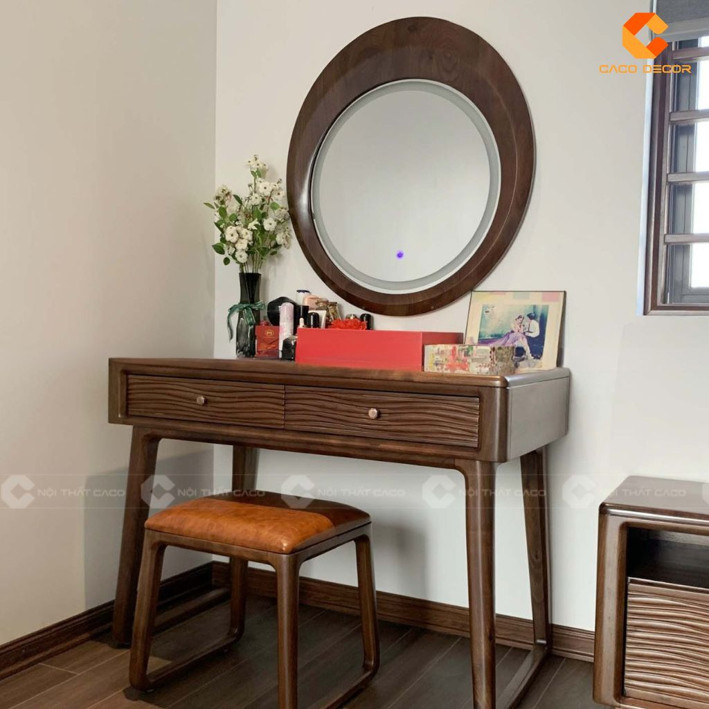 Bàn Trang Điểm Gỗ Óc Chó Đẹp Giá Xưởng Tại Nội Thất CaCo 14
