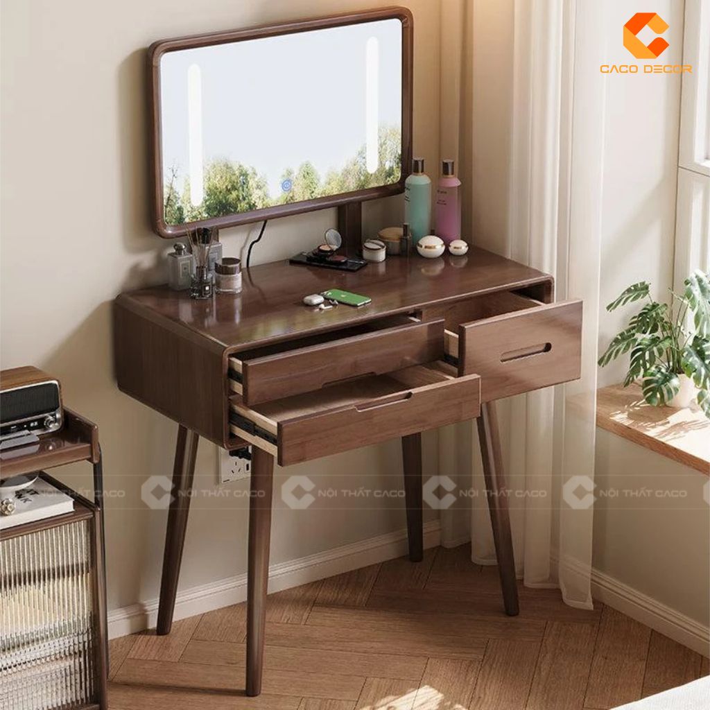 Bàn Trang Điểm Gỗ Óc Chó Đẹp Giá Xưởng Tại Nội Thất CaCo 16
