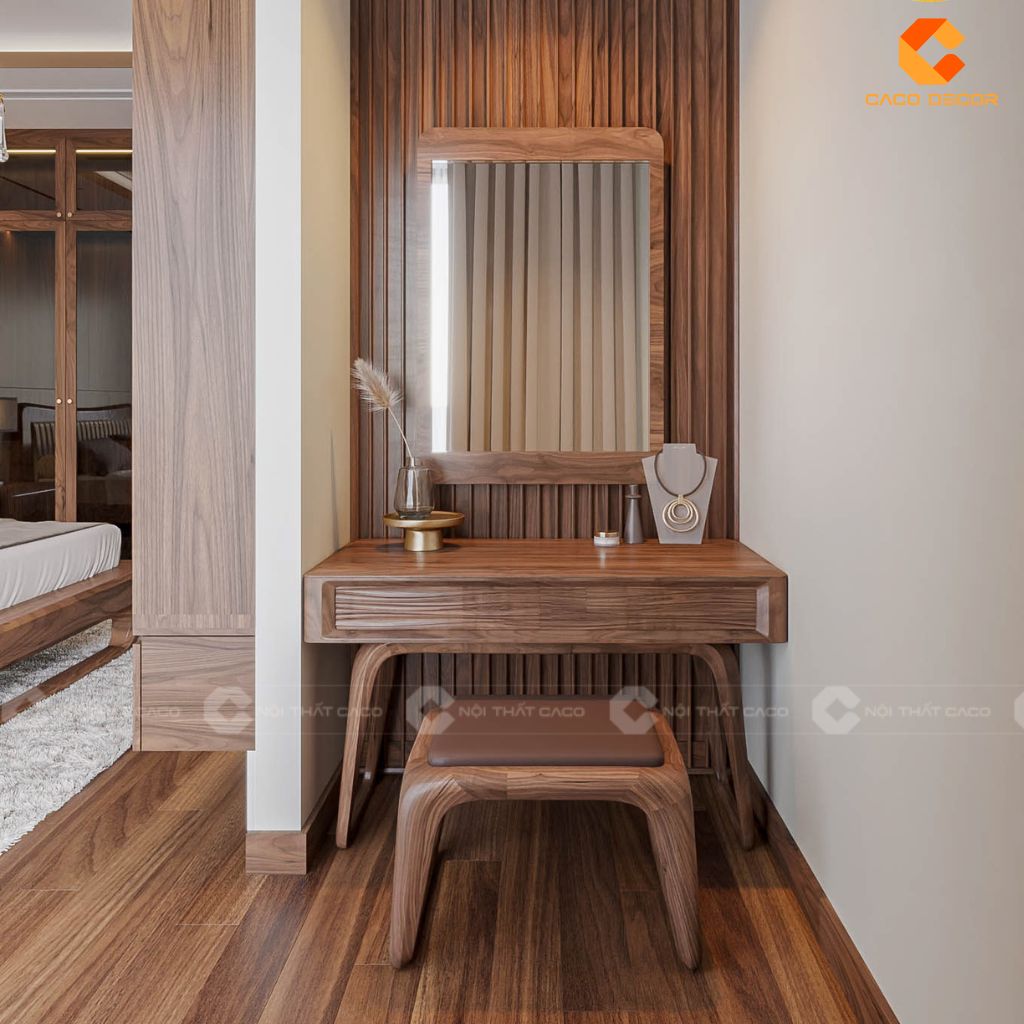 Bàn Trang Điểm Gỗ Óc Chó Đẹp Giá Xưởng Tại Nội Thất CaCo 18