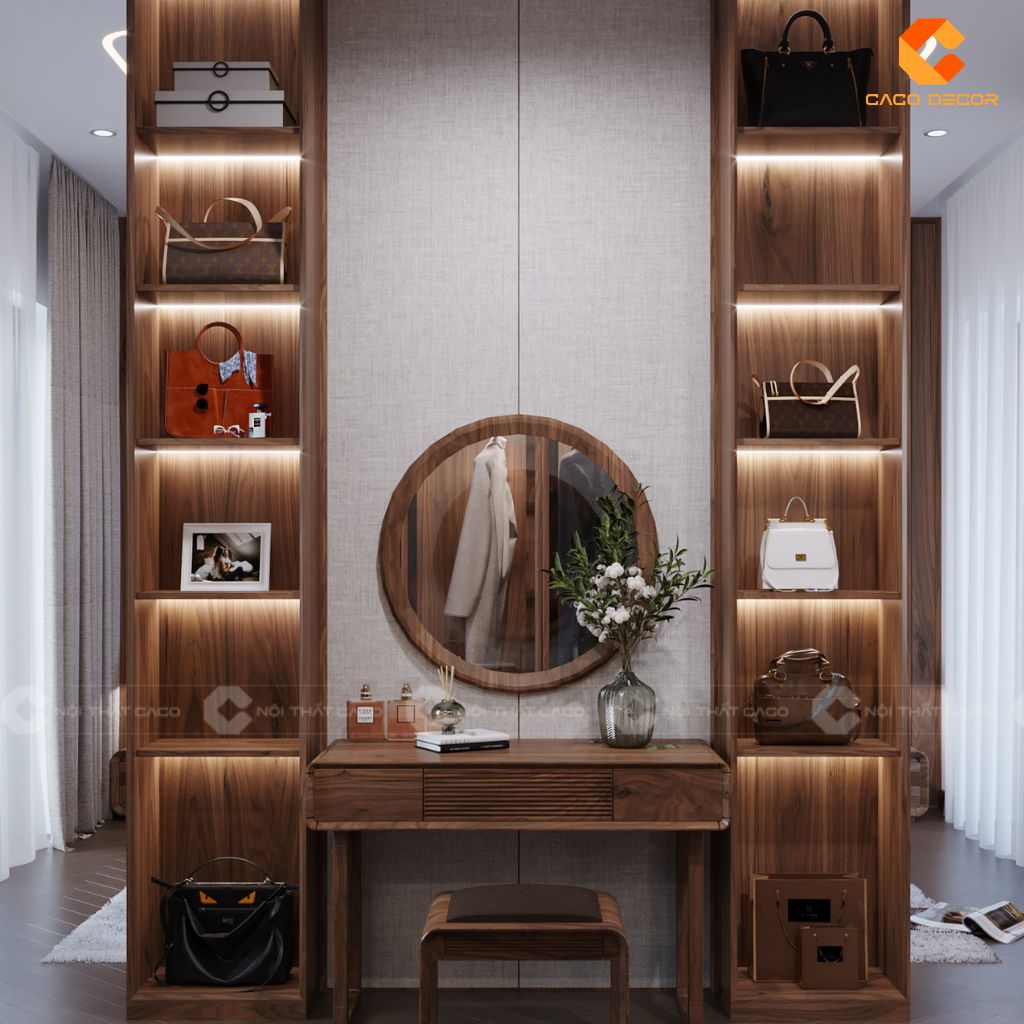 Bàn Trang Điểm Gỗ Óc Chó Đẹp Giá Xưởng Tại Nội Thất CaCo 20