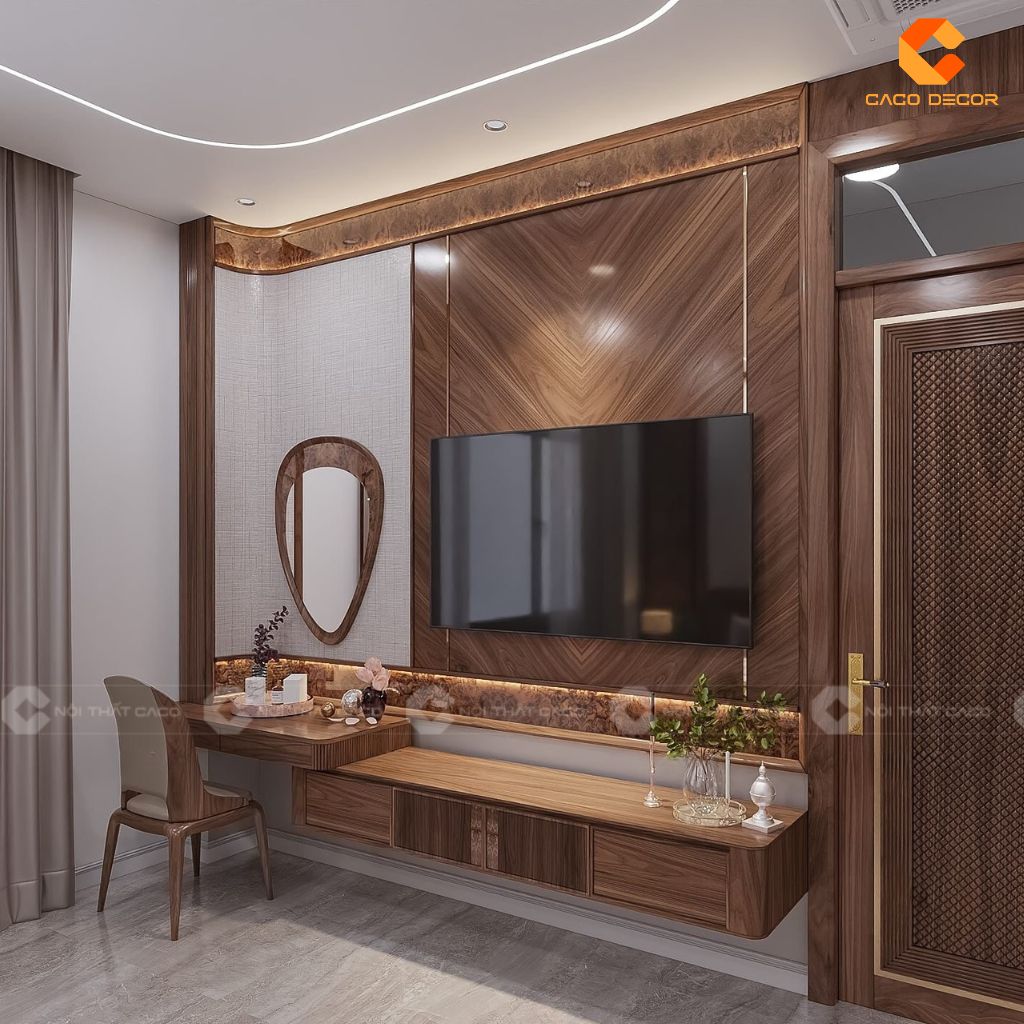 Bàn Trang Điểm Gỗ Óc Chó Đẹp Giá Xưởng Tại Nội Thất CaCo 21