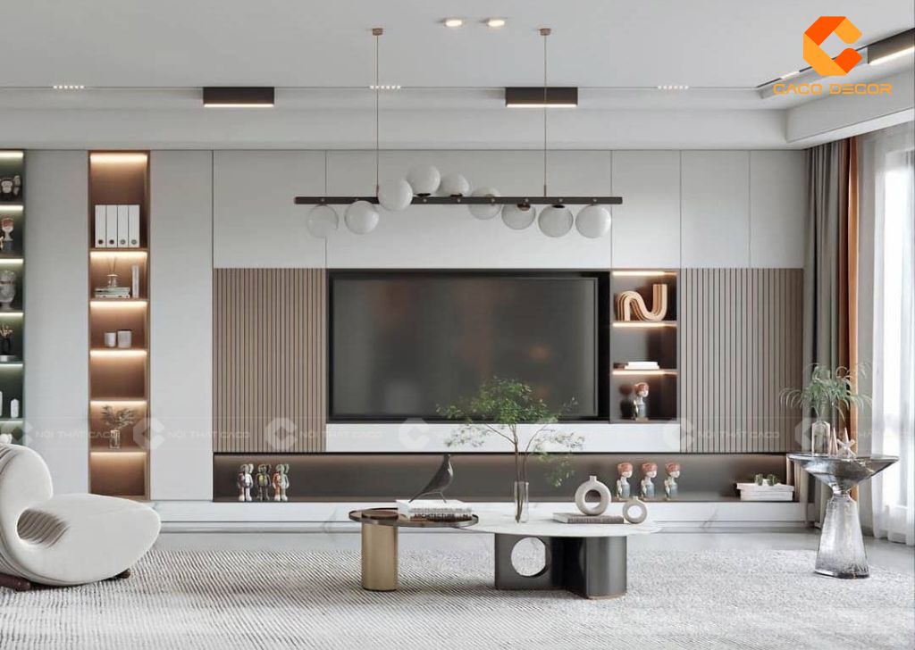 Cách Chọn Mẫu Kệ Tivi Phòng Khách Đẹp Hiện Đại Cho Mọi Nhà Ở 21