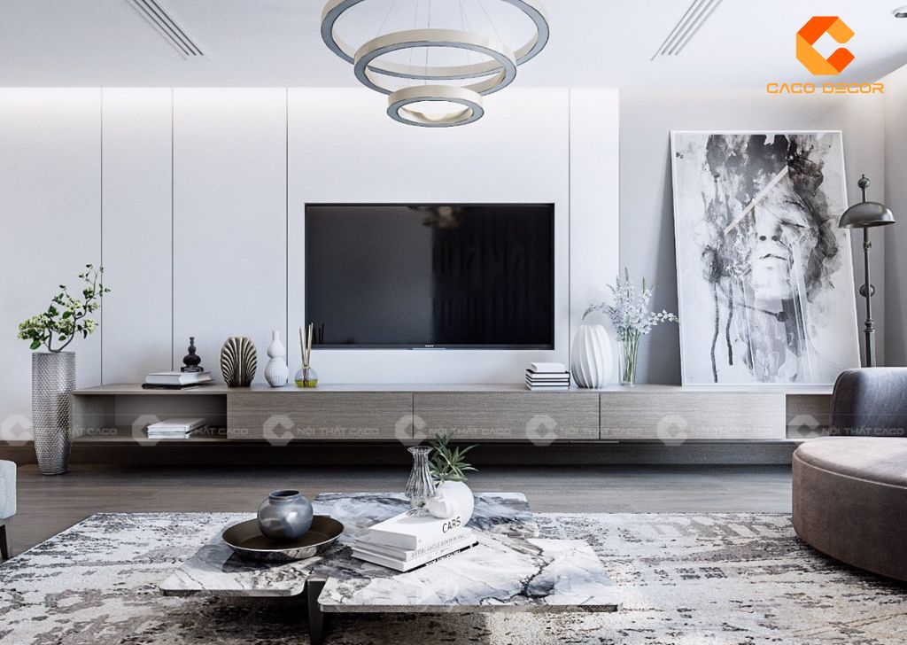 Cách Chọn Mẫu Kệ Tivi Phòng Khách Đẹp Hiện Đại Cho Mọi Nhà Ở 4