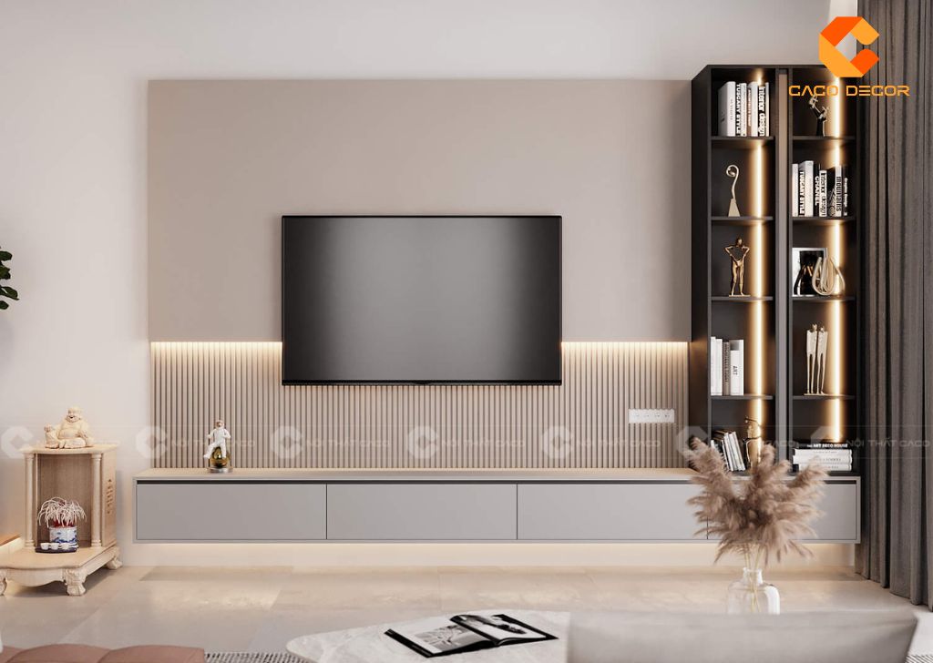 Cách Chọn Mẫu Kệ Tivi Phòng Khách Đẹp Hiện Đại Cho Mọi Nhà Ở 7