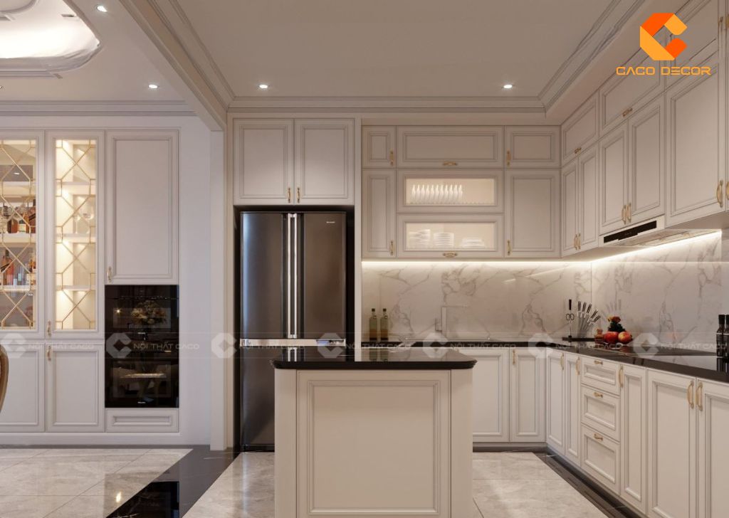 Mẫu thiết kế nội thất nhà bếp đẹp, tiện nghi được yêu thích 4
