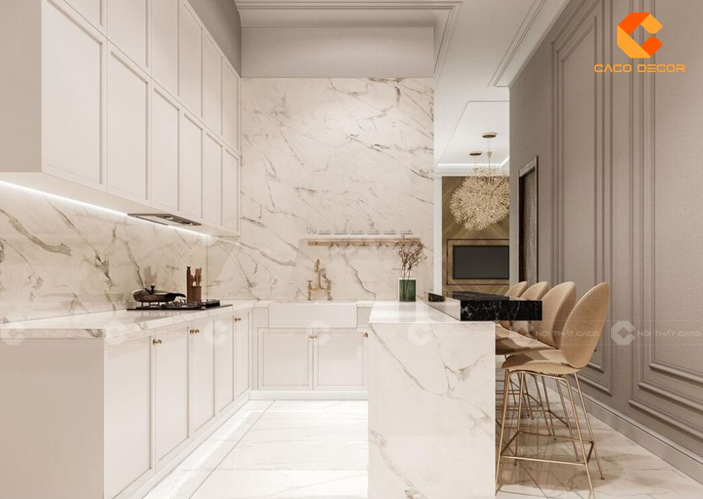 Mẫu thiết kế nội thất nhà bếp đẹp, tiện nghi được yêu thích 5