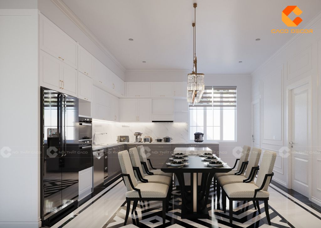 Mẫu thiết kế nội thất nhà bếp đẹp, tiện nghi được yêu thích 14