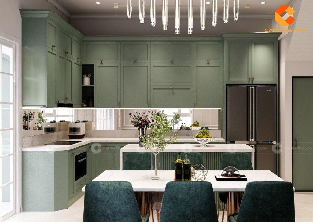 Mẫu thiết kế nội thất nhà bếp đẹp, tiện nghi được yêu thích 11