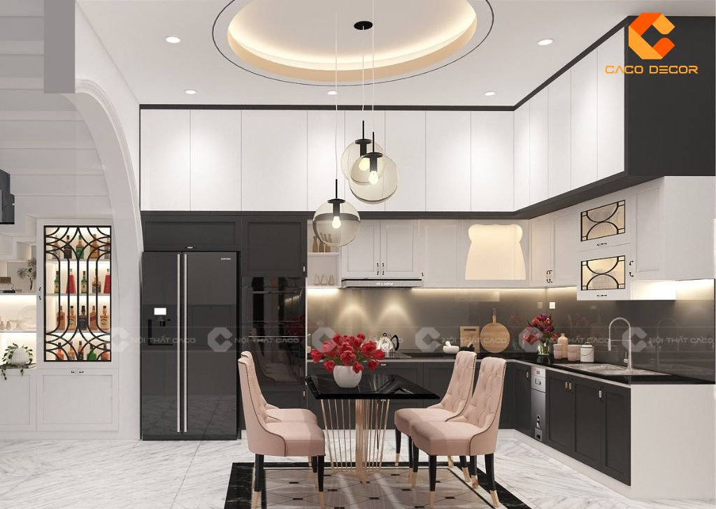 Mẫu thiết kế nội thất nhà bếp đẹp, tiện nghi được yêu thích 12