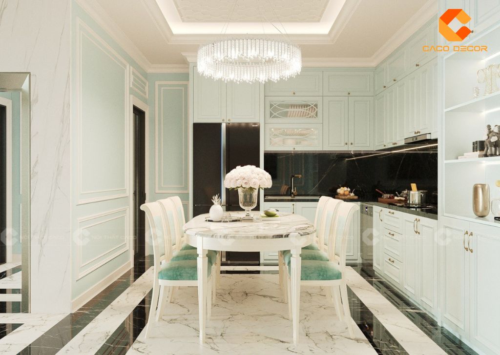 Mẫu thiết kế nội thất nhà bếp đẹp, tiện nghi được yêu thích 13