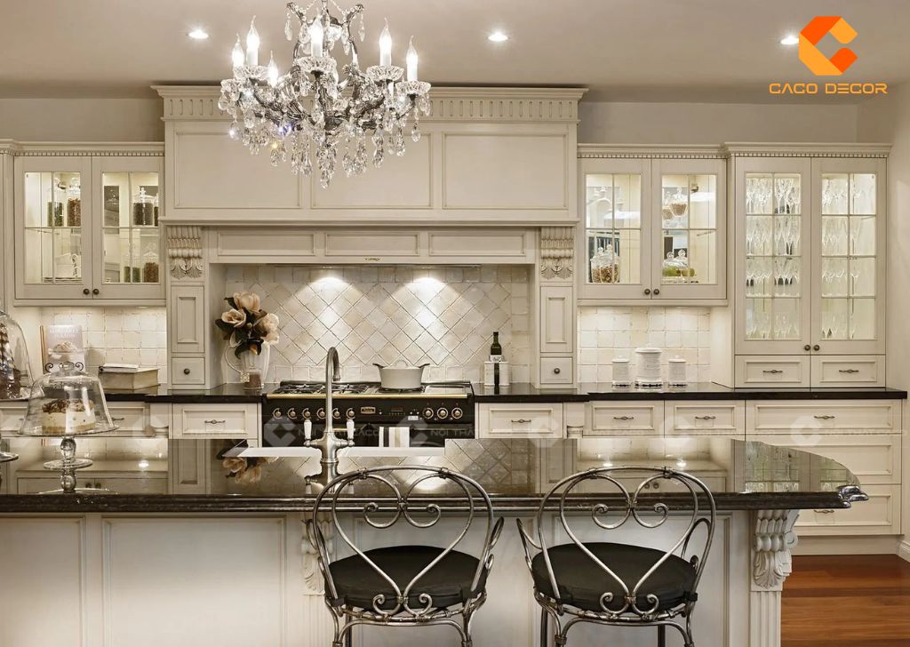 Mẫu thiết kế nội thất nhà bếp đẹp, tiện nghi được yêu thích 10