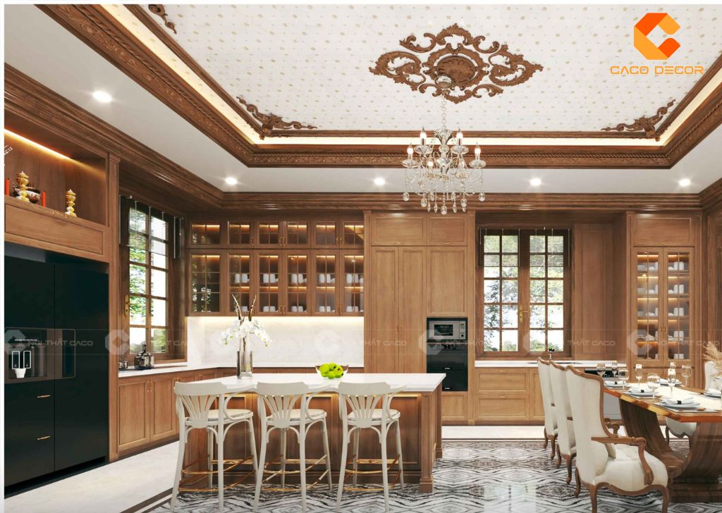 Mẫu thiết kế nội thất nhà bếp đẹp, tiện nghi được yêu thích 16