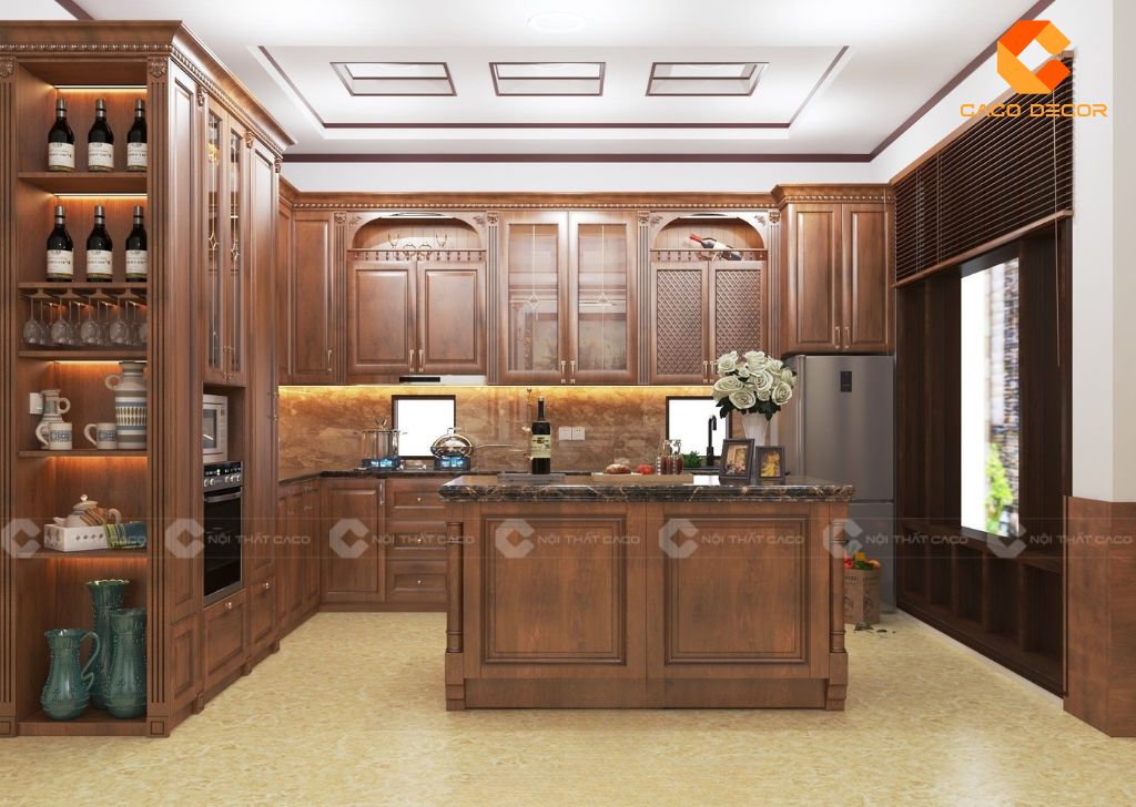 Mẫu thiết kế nội thất nhà bếp đẹp, tiện nghi được yêu thích 19