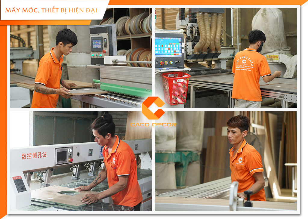 Máy móc hiện đại và đội ngũ thợ có tay nghề cao