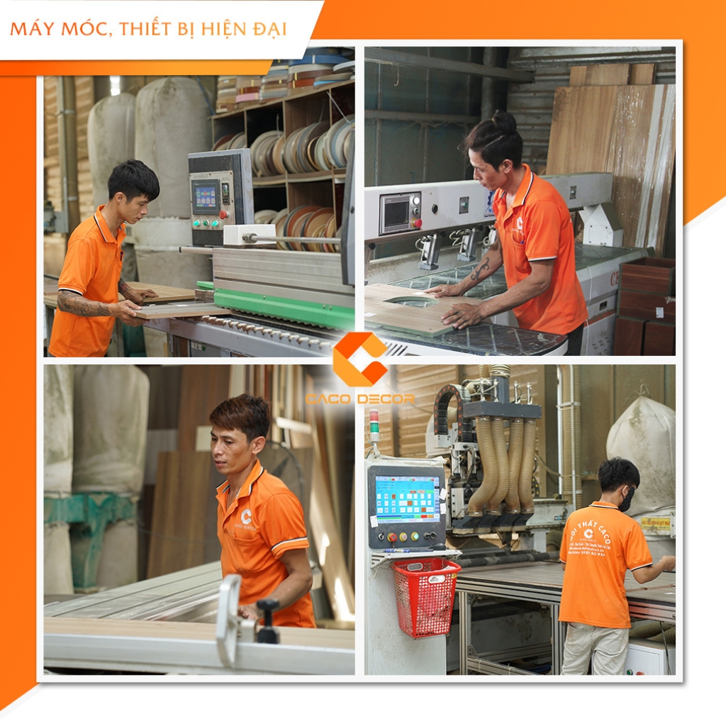 Máy móc, thiết bị tại xưởng nhà Nội Thất CaCo