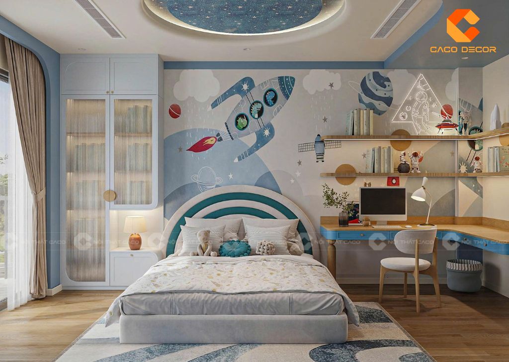 Thiết Kế Phòng Trẻ Em Hiện Đại Tại Gò Vấp - Nội Thất CaCo 1