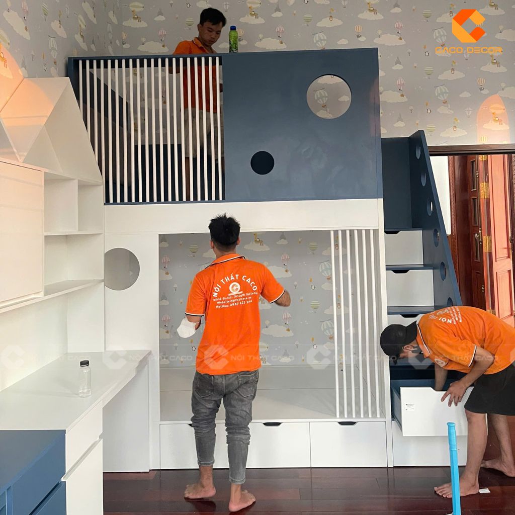 Thợ thi công tại CaCo có tay nghề cao và luôn tận tâm