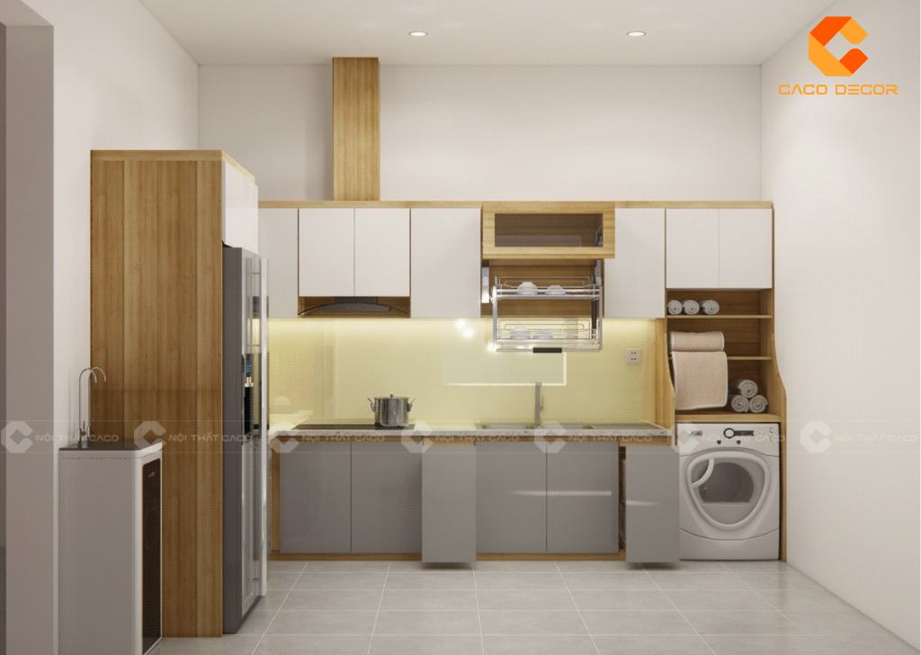 Tủ Bếp Gỗ Công Nghiệp TBM079 Hiện Đại, Tối Ưu Công Năng 1