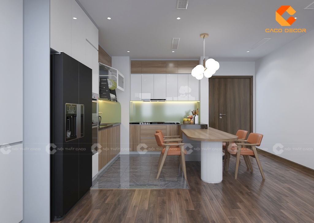 Tủ Bếp Gỗ Công Nghiệp TBM096 Bền Đẹp 2