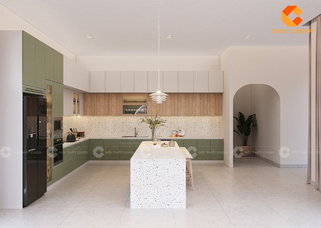 Tủ Bếp Gỗ Công Nghiệp TBM104 Hiện Đại và Cá Tính 3