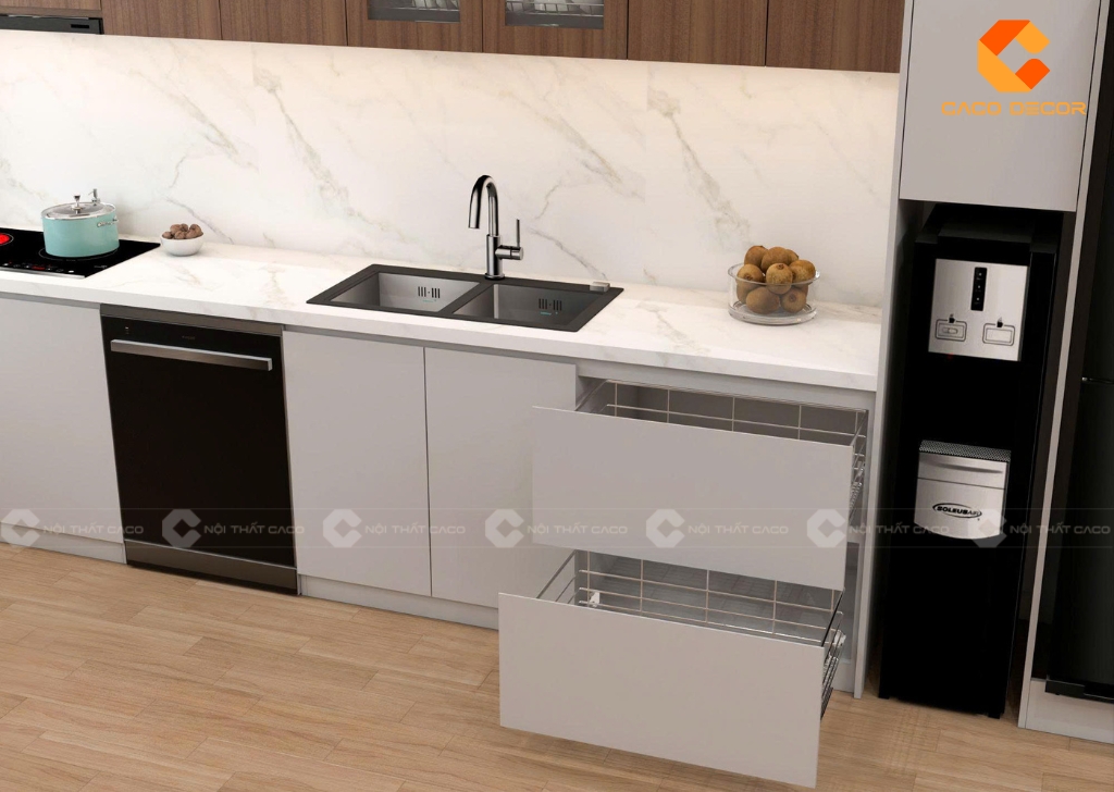 Tủ Bếp Gỗ Công Nghiệp TBM111 Đẹp Giá Xưởng 3