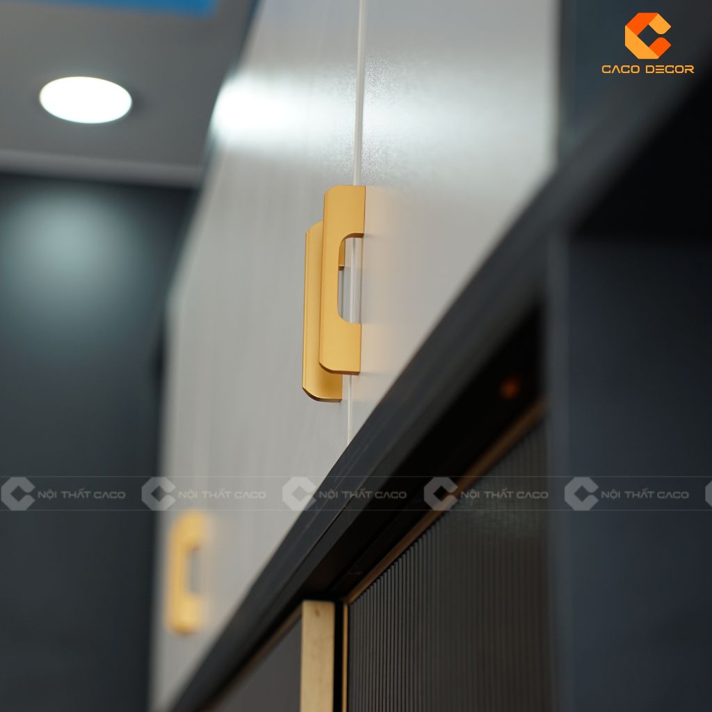 Tủ Áo Cánh Kính Kết Hợp Kệ Trang Trí Cao Cấp - TAK055 8