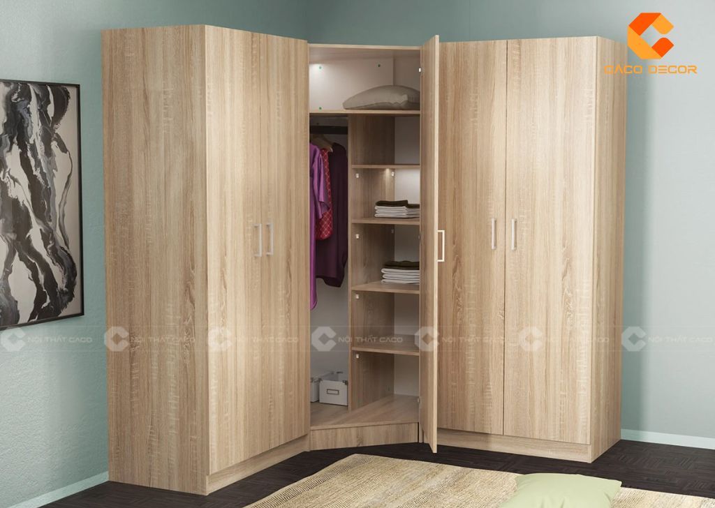 Top 15+ Mẫu Tủ Quần Áo Chữ L Hiện Đại Tối Ưu Diện Tích 2025 3