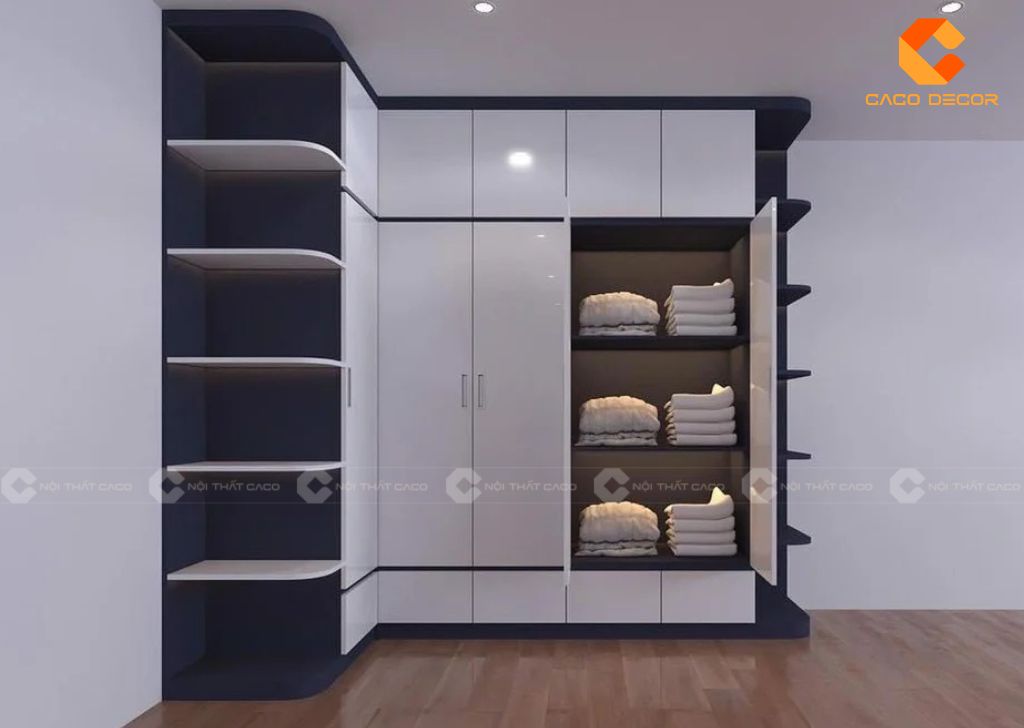 Top 15+ Mẫu Tủ Quần Áo Chữ L Hiện Đại Tối Ưu Diện Tích 2025 6