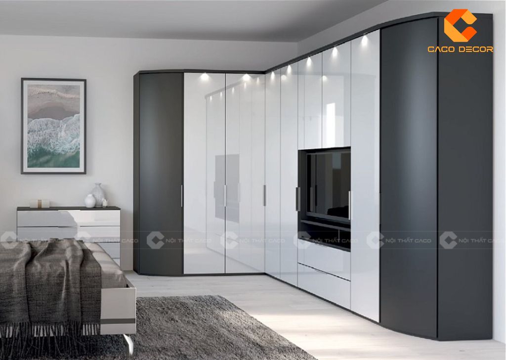 Top 15+ Mẫu Tủ Quần Áo Chữ L Hiện Đại Tối Ưu Diện Tích 2025 18