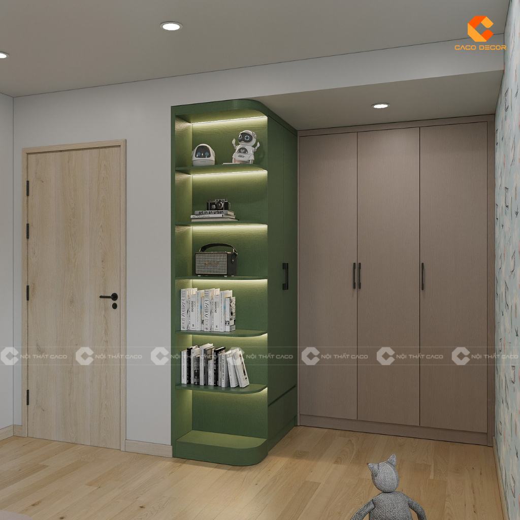 Chọn tủ quần áo trẻ em dựa trên độ tuổi, không gian và nhu cầu sử dụng